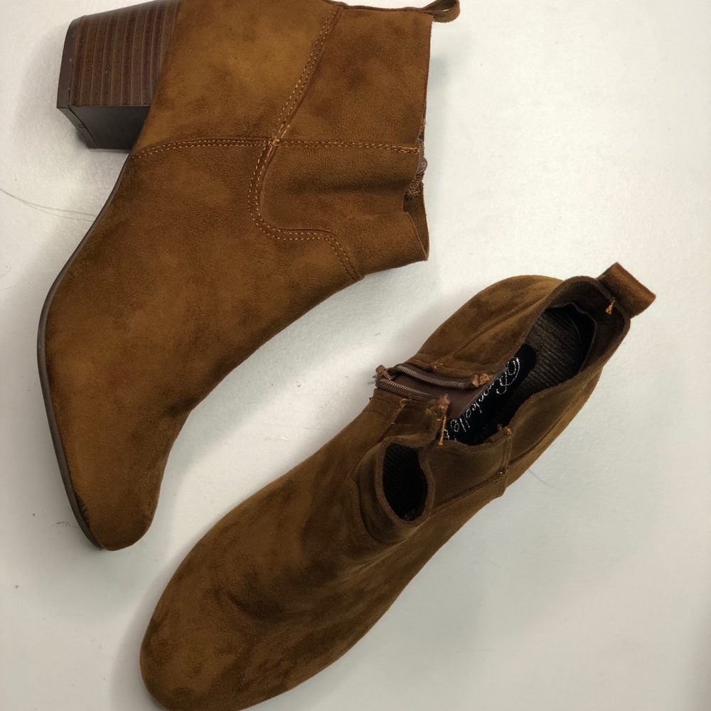 Brown booties